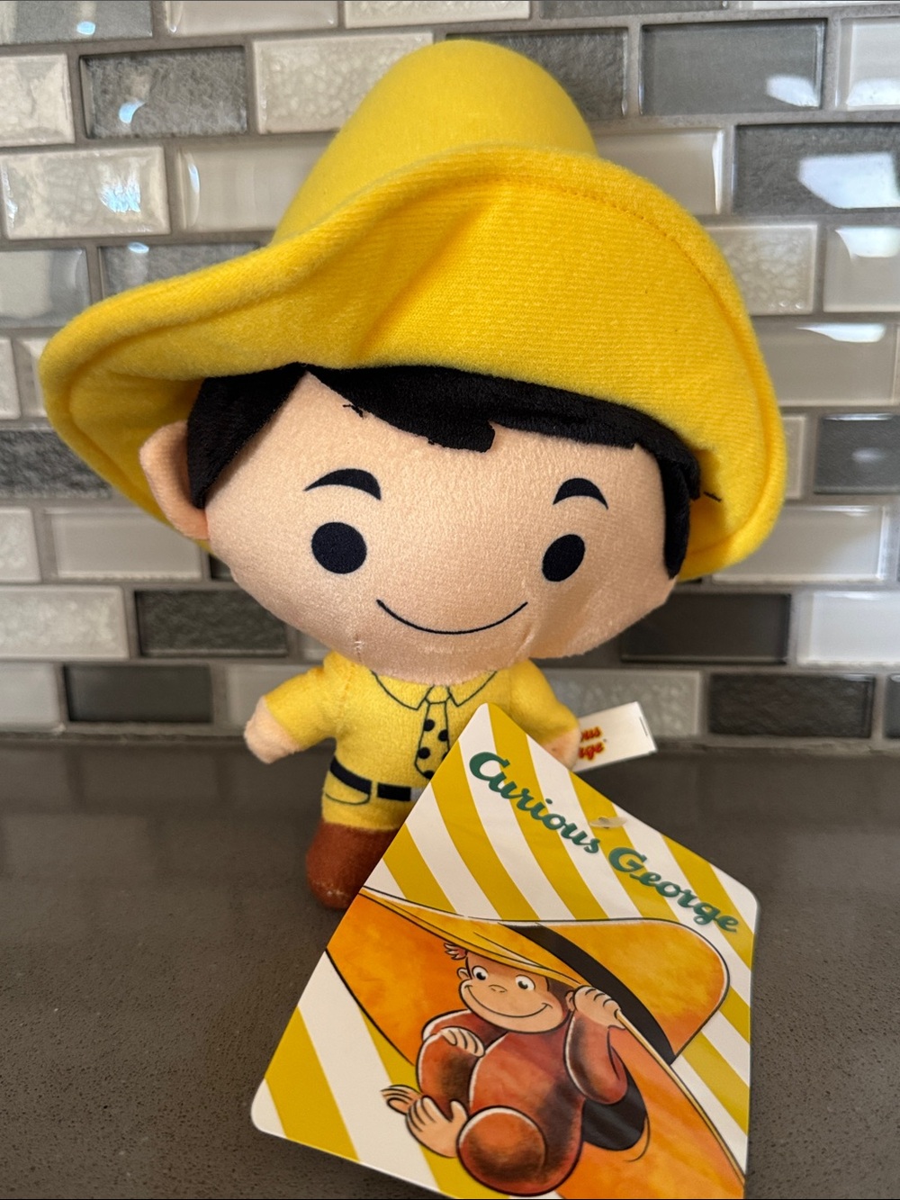 The Man with the Yellow Hat Plush / Curious George / Limited Edition / 8” / NEW